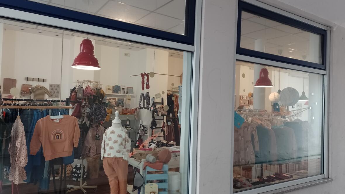 Außen seitliche Schaufenster