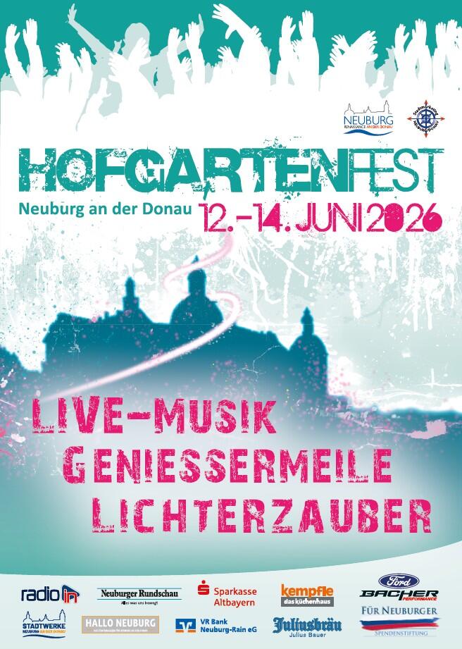 Plakat für Hofgartenfest